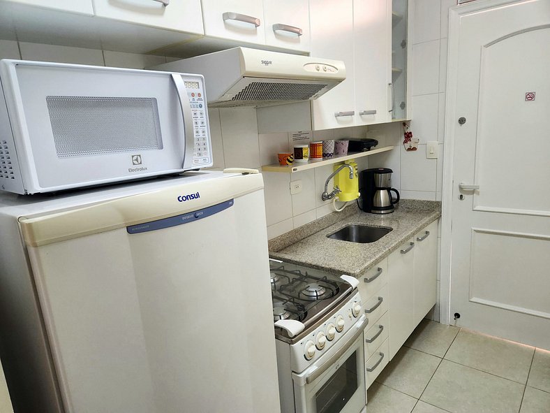 Flat 01 quadra praia pitangueiras Boulevard 1408